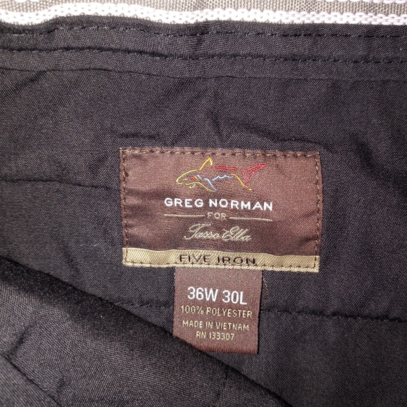 Greg Norman | 5 Iron Mens Golf Pants Size 36x30 - Picture 5 of 8